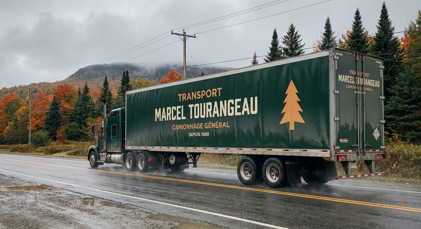 Camion porteur cube Transport Marcel Tourangeau